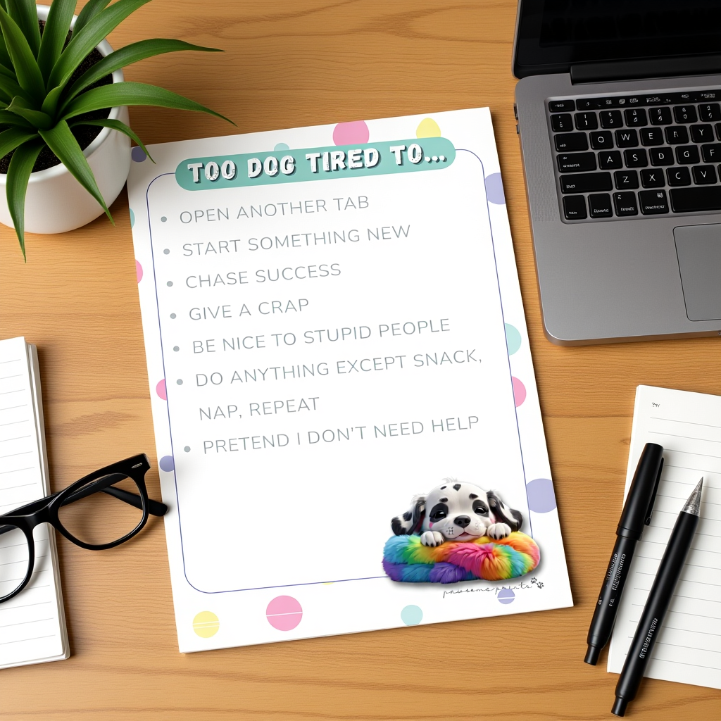 🐾 Dog Gone Busy Printable Bundle