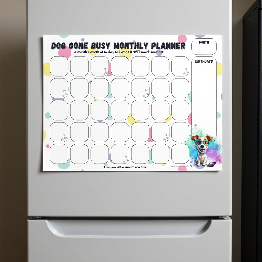 🐾 Dog Gone Busy Printable Bundle