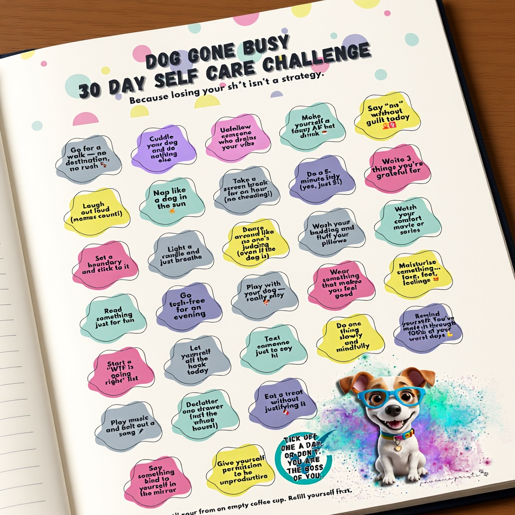 🐾 Dog Gone Busy Printable Bundle