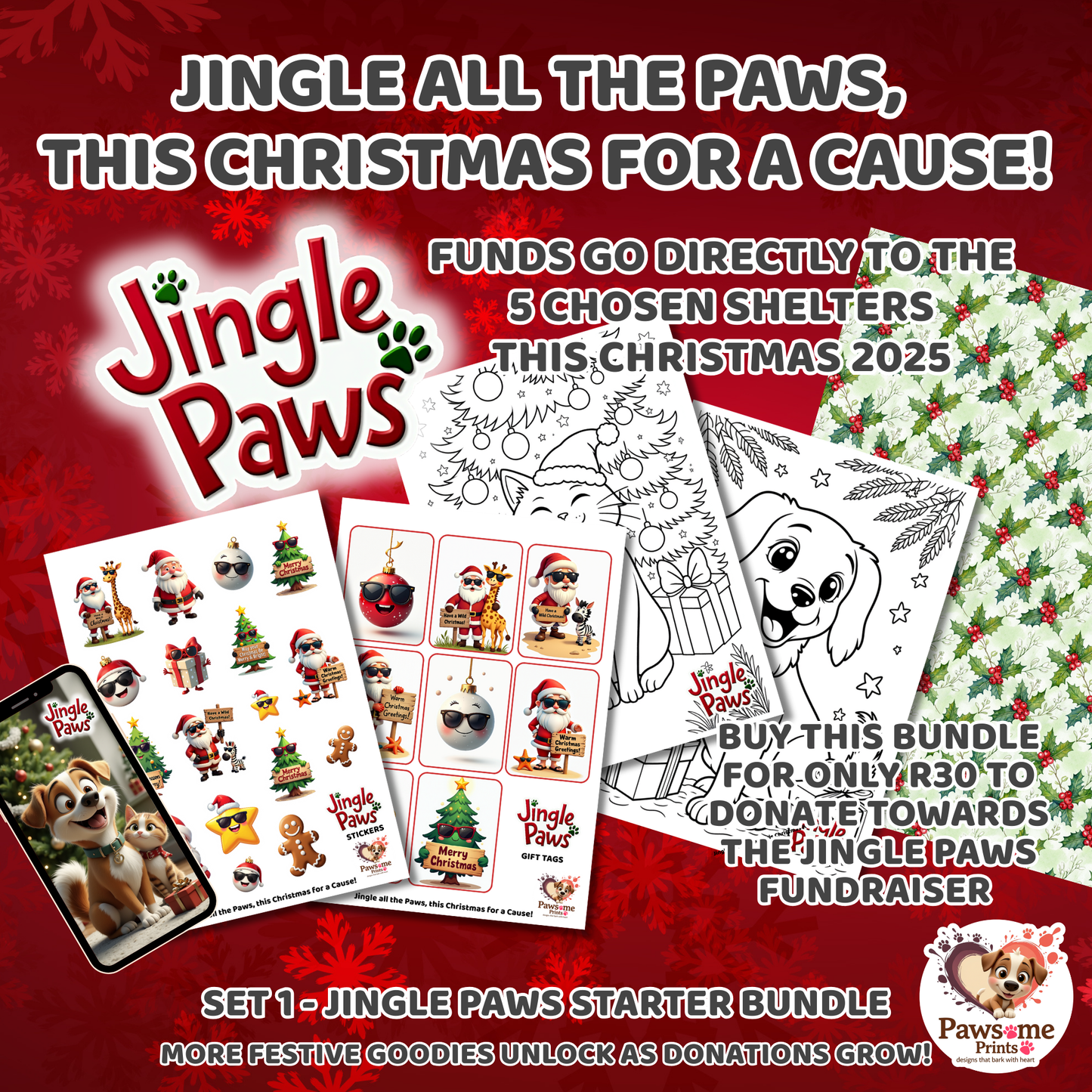 🎄🐾 Jingle Paws Digital Bundle – Fundraiser