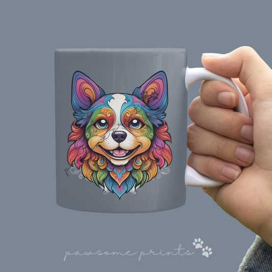 Rainbow Pup Face 4