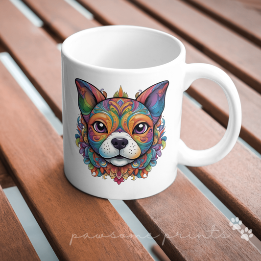 Rainbow Pup Face 6