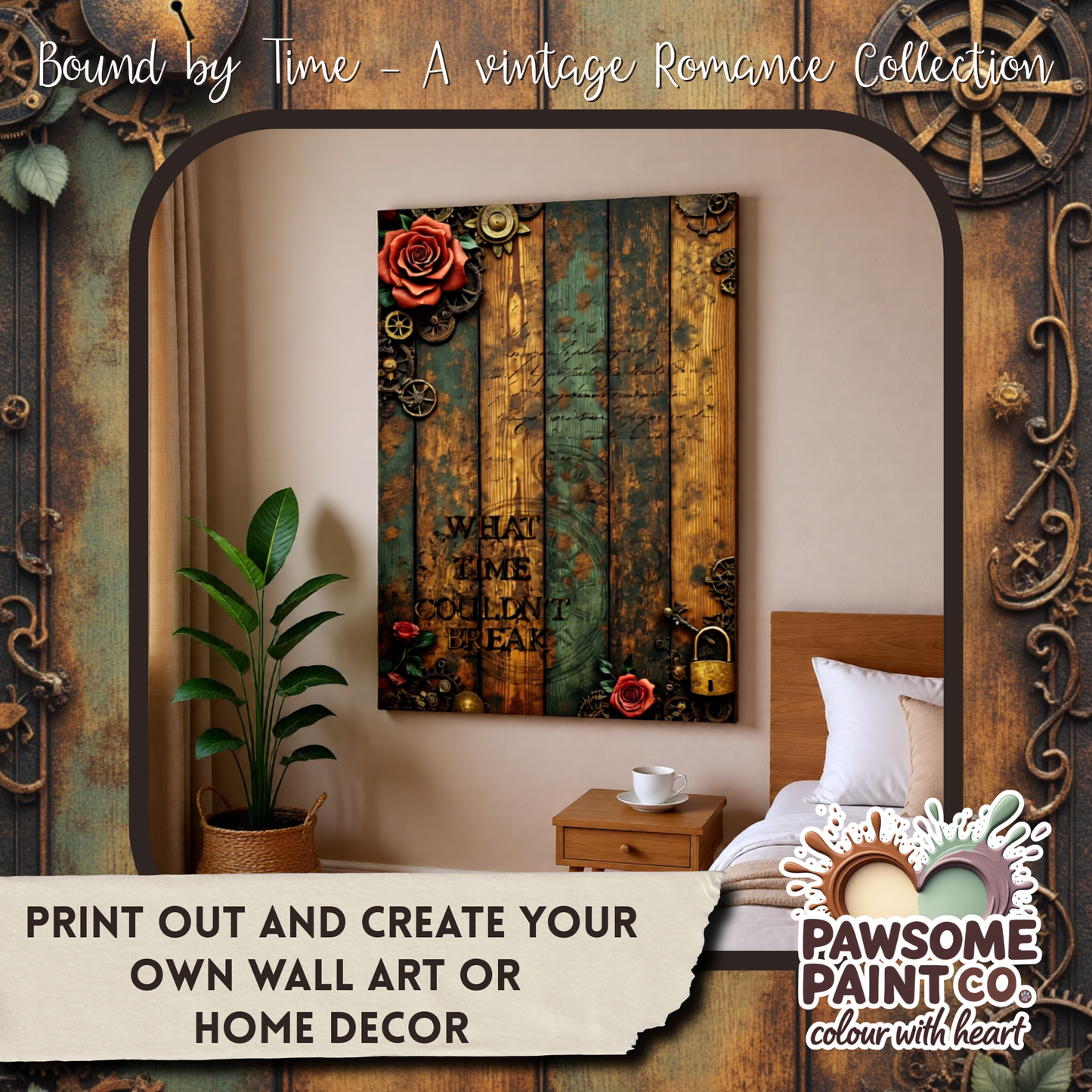 Bound by Time – A Vintage Romance Collection (A2 Print Set)