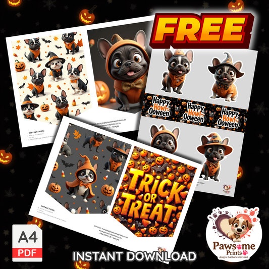 Freebie Fri-Yay: Howl-ooween DIY Décor Pack (Instant Download)