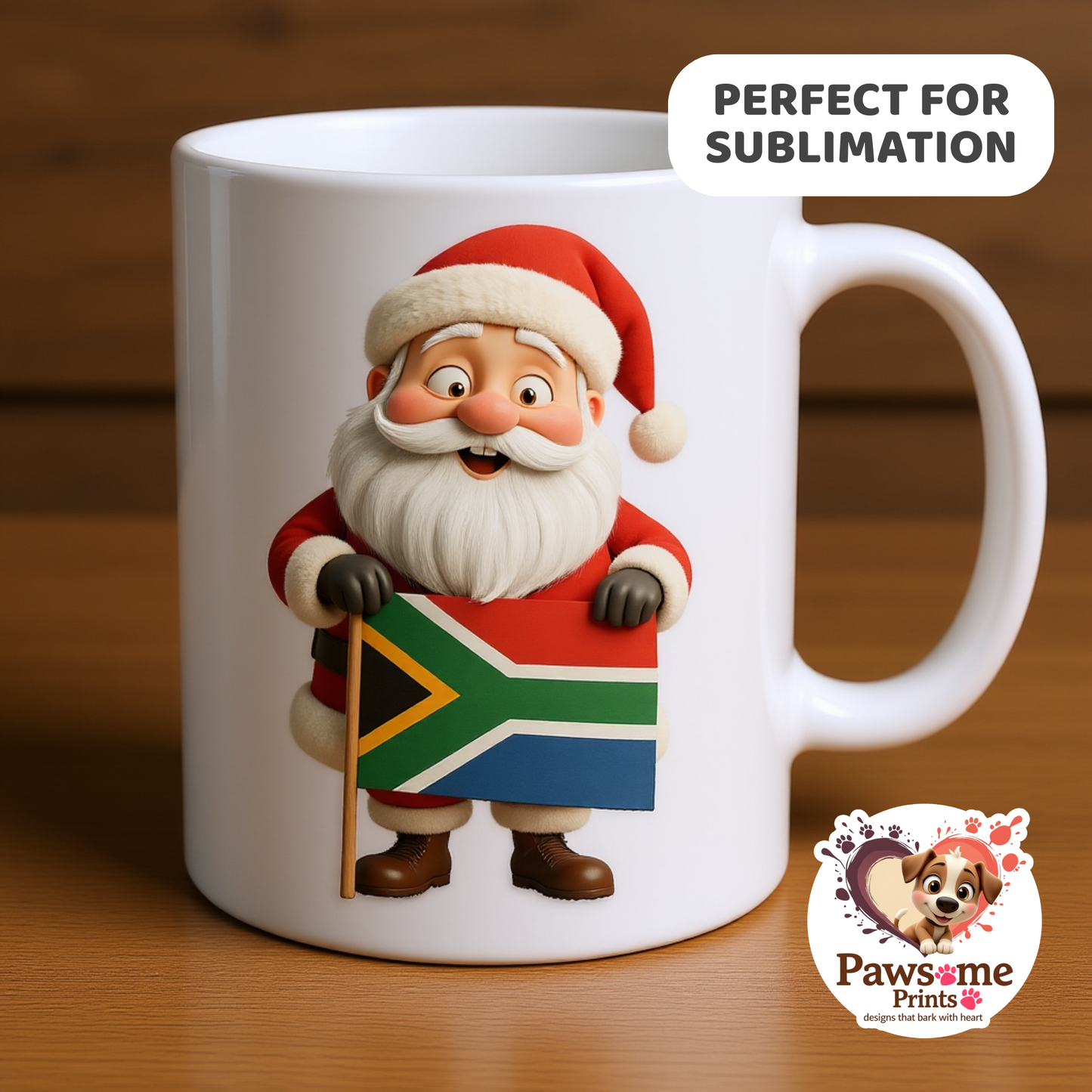 🎅🇿🇦 FREE South African Santa Design – Instant Download